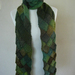 Moody Forest Entrelac scarf