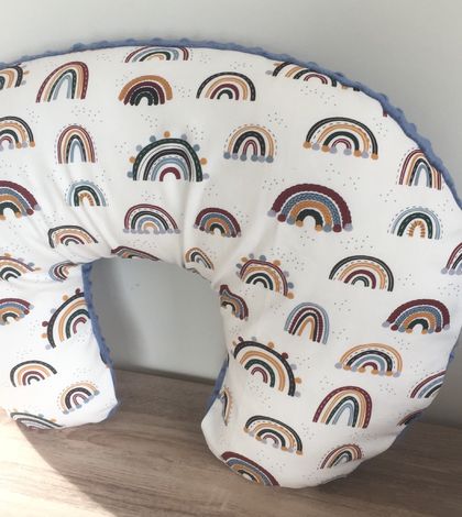 Nursing pillow cover RAINBOWS