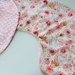 Nursing pillow cover Bunnies in a Meadow Pink