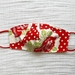 Face Mask ~ Cotton~3 Layered ~Nose Wire  ~ RED ROSES