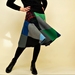 Winter wools patchwork circle skirt