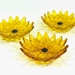 Tiny Flower Bowls - Yellow & Red