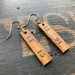 Tape Measure Earrings