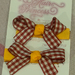 School Clips - Ruby Bows