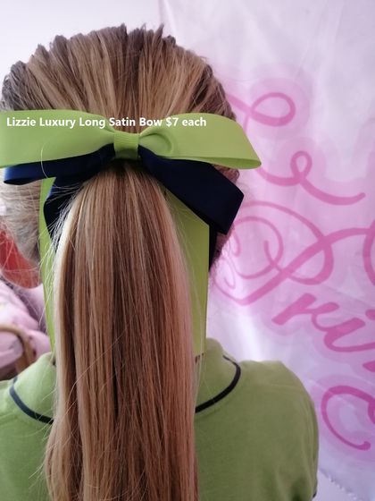 Luxury Long Satin Bow - Lizzie by Hair Princess