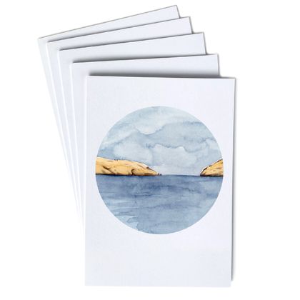 Greeting cards - 5 pack. 'Le Bons Bay'