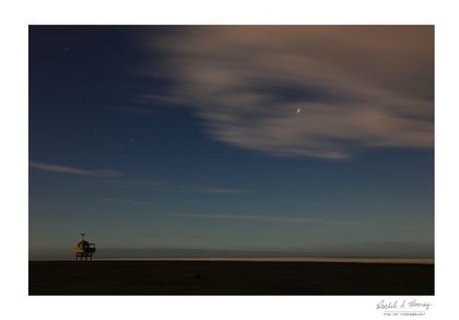 'The Watchtower' Te Henga, Bethells Beach (night photography)