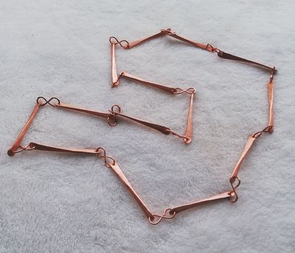 Copper chain.