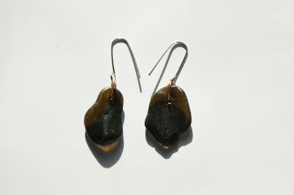 Seaglass earrings