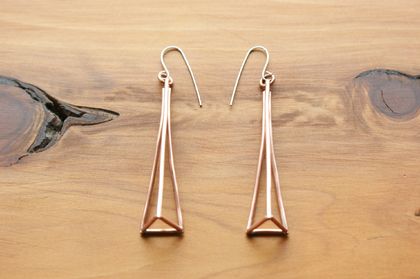 Copper Wire Earrings