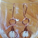 Shell/Copper Earrings