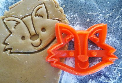 3D Printed Fox Cookie Cutter