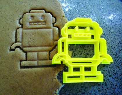 3D Printed Robot Cookie Cutter