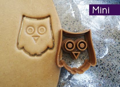 Mini 3D Printed Owl Cookie Cutter