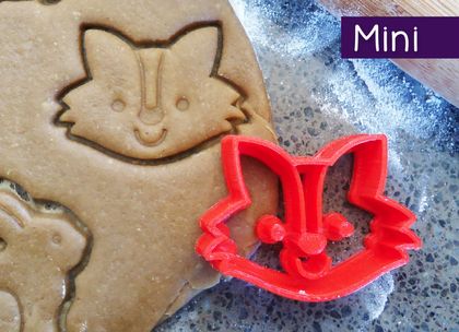 Mini 3D Printed Fox Cookie Cutter