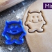 Mini 3D Printed Monster Cookie Cutter