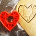 3D Printed Geometric Heart Cookie Cutter