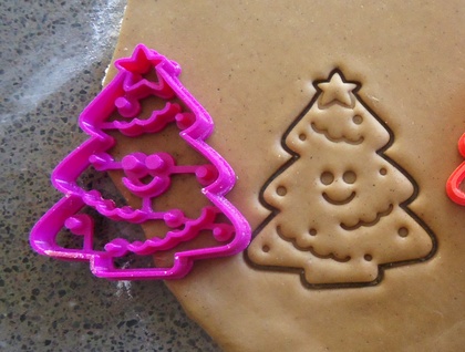 3D Printed Christmas Tree Cookie Cutter