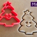 Mini 3D Printed Christmas Tree Cookie Cutter