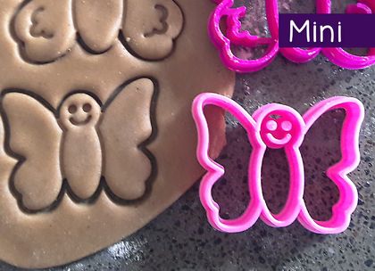 Mini 3D Printed Butterfly Cookie Cutter