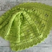 Merino Crochet Baby Blanket in lime