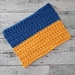 For Ukraine Crochet Dishcloth