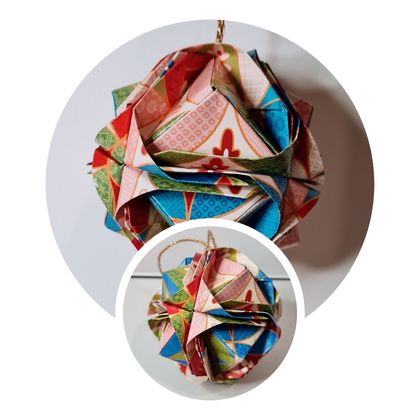 Origami Ornaments x 4
