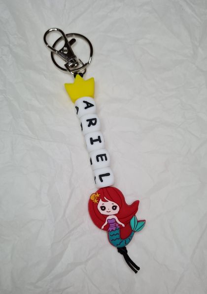 Personalised Backpack Tag/ Keychain (Mermaid)