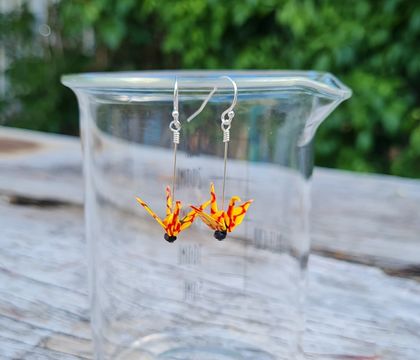 Origami Crane Earrings - Fio