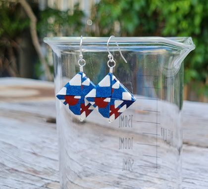 Origami Cubic Earrings - Sailor
