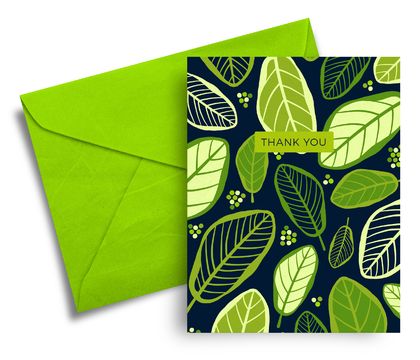 Thank you – A6 Greeting Card, NZ Flora and Fauna