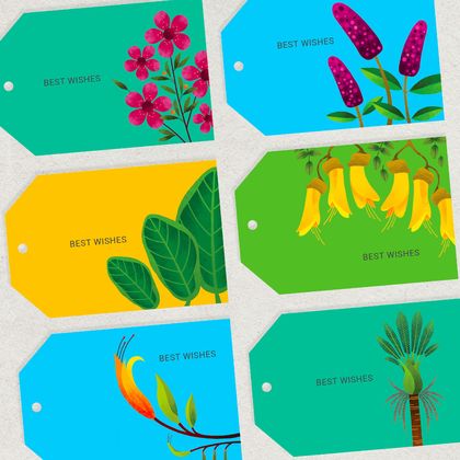 Gift tags – NZ Flora and Fauna  