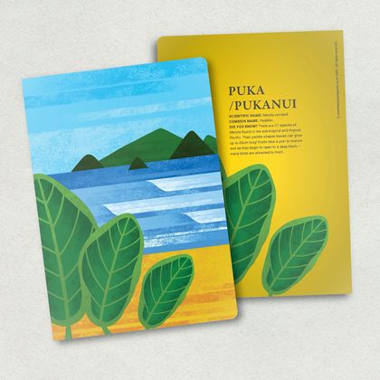 A5 Notebook – Puka / Pukanui: NZ Flora on landscapes