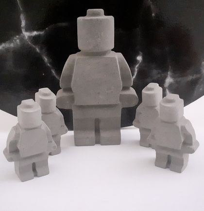 Concrete Lego Man Set