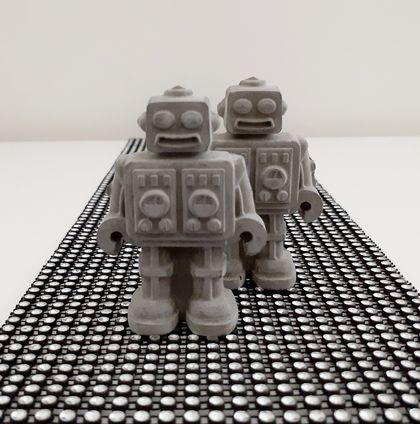 Decorative Concrete Robots
