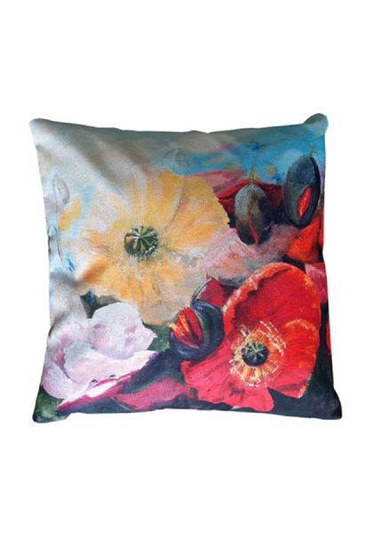 Popping The Question Cushion Cover (Poppies)