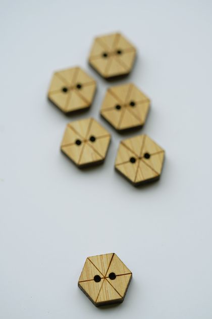Hexagon Buttons - Small