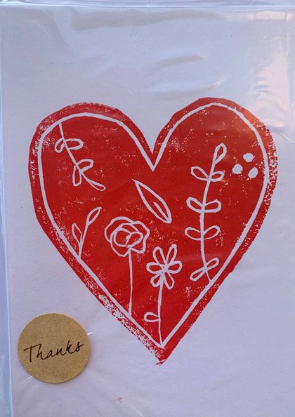 Floral Heart Card Set