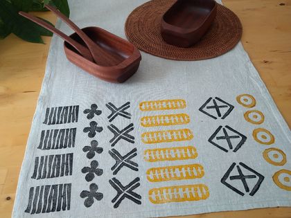 Table runner - Mudcloth pattern