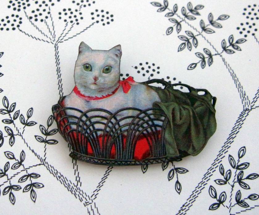 Cat brooches deals for sale