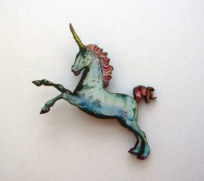 Unicorn brooch