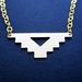 aztec triangle necklace