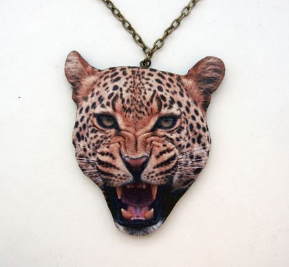 Leopard necklace - last one
