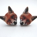 fox stud earrings