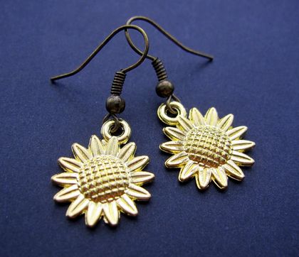 little sunflower earrings