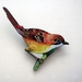 sale - yellow breasted bird brooch