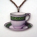Teacup necklace