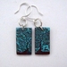 Turquoise forest flight earrings
