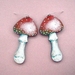 Fly Agaric mushroom earrings