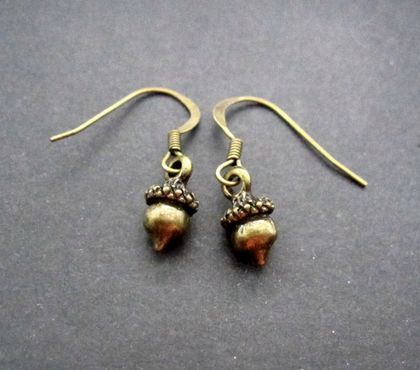 lil' acorn earrings
